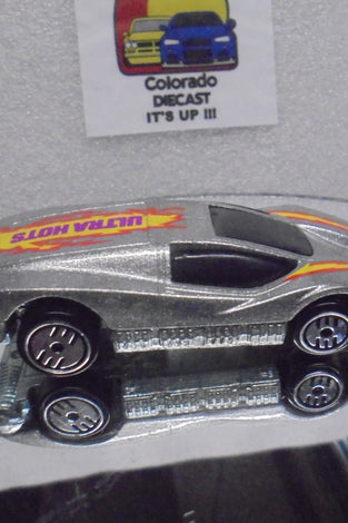 LOOSE HOT WHEELS SILVER SILVER BULLET w/ULTRA HOTS