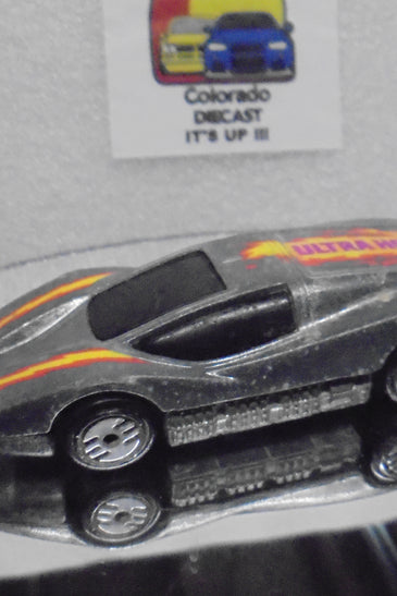 LOOSE HOT WHEELS GREY SILVER BULLET w/ULTRA HOTS