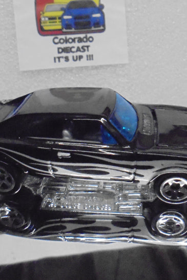 LOOSE HOT WHEELS BLACK w/FLAMES '69 DODGE CHARGER