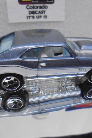 LOOSE HOT WHEELS STEEL BLUE '68 CHEVY NOVA
