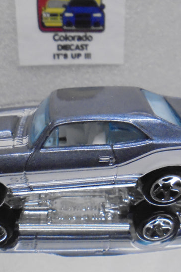 LOOSE HOT WHEELS STEEL BLUE '68 CHEVY NOVA