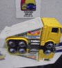 LOOSE HOT WHEELS YELLOW RAMP TRUCK w/7 SPOKE WHEELS