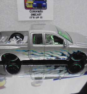 LOOSE HOT WHEELS SILVER NISSAN TITAN TRUCK