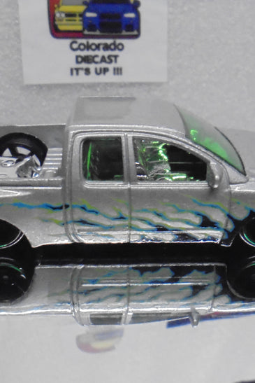 LOOSE HOT WHEELS SILVER NISSAN TITAN TRUCK