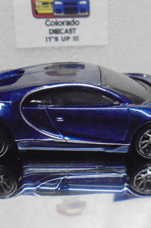 LOOSE HOT WHEELS BLUE '16 BUGATTI CHIRON