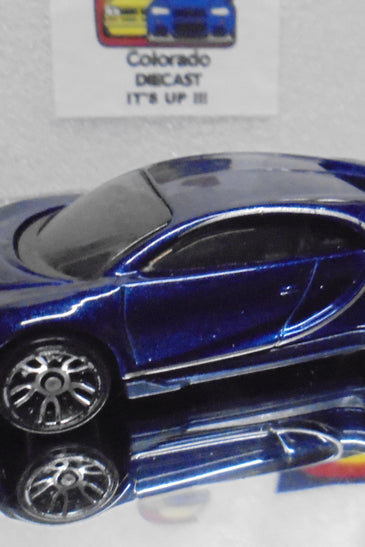LOOSE HOT WHEELS BLUE '16 BUGATTI CHIRON
