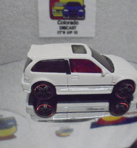 LOOSE HOT WHEELS WHITE HONDA CIVIC EF