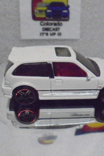 LOOSE HOT WHEELS WHITE HONDA CIVIC EF
