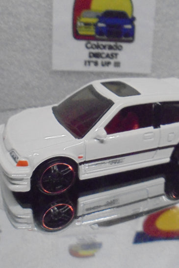 LOOSE HOT WHEELS WHITE HONDA CIVIC EF