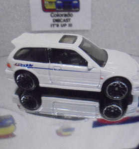 LOOSE HOT WHEELS WHITE GREDDY HONDA CIVIC EF