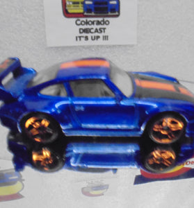 LOOSE HOT WHEELS DARK BLUE PORSCHE 993 GT2