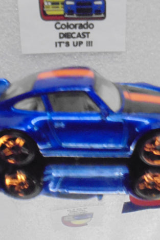 LOOSE HOT WHEELS DARK BLUE PORSCHE 993 GT2