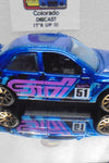 LOOSE HOT WHEELS BLUE SUBARU IMPREZA