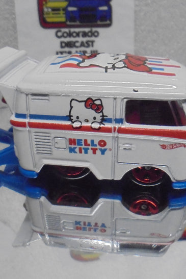 LOOSE HOT WHEELS WHITE HELLO KITTY KOOL KOMBI