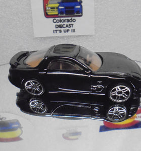 LOOSE HOT WHEELS BLACK MAZDA RX-7