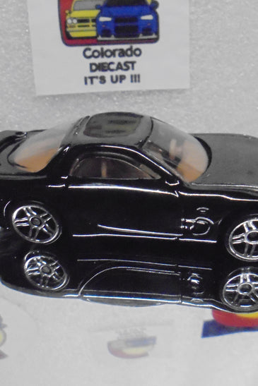 LOOSE HOT WHEELS BLACK MAZDA RX-7