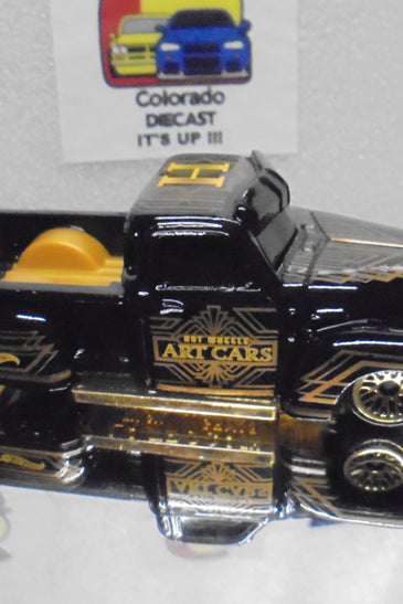 LOOSE HOT WHEELS BLACK ART CARS LA TROCA LOWRIDER TRUCK