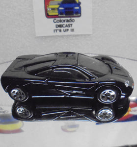 LOOSE HOT WHEELS BLACK MCLAREN F1 FACTORY FRESH RYU'S RIDES
