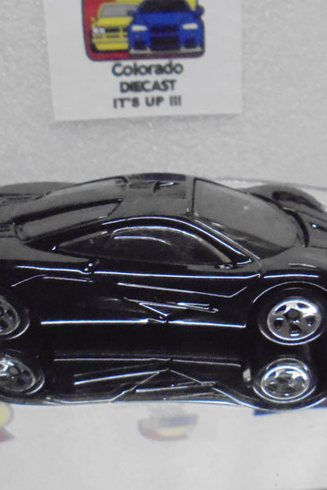 LOOSE HOT WHEELS BLACK MCLAREN F1 FACTORY FRESH RYU'S RIDES