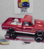 LOOSE HOT WHEELS ORANGISH/RED '87 CHEVY C10 TRUCK