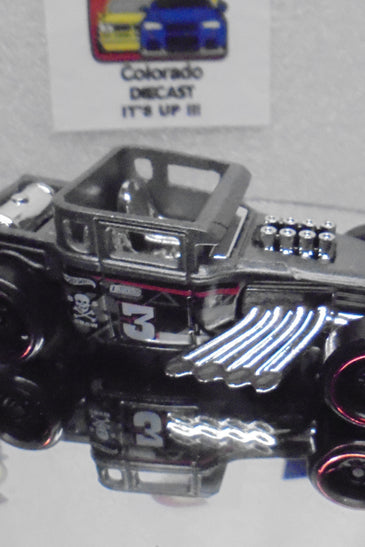 LOOSE HOT WHEELS GREY #3 BONE SHAKER