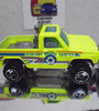 LOOSE HOT WHEELS YELLOW ECOLOGY CENTER PLOW TRUCK