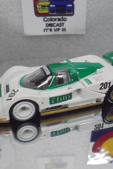 LOOSE HOT WHEELS WHITE EFINI MAZDA 787B w/REAL RIDER'S