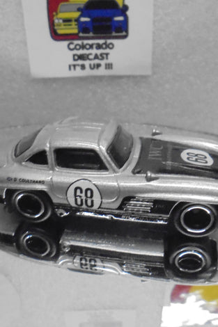LOOSE HOT WHEELS GREY MERCEDES BENZ 300 SL w/REAL RIDER'S