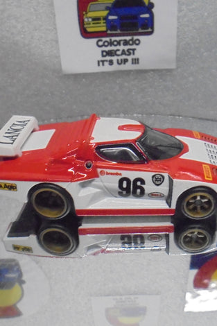 LOOSE HOT WHEELS RED/WHITE LANCIA STRATOS GROUP 5 w/REAL RIDER'S