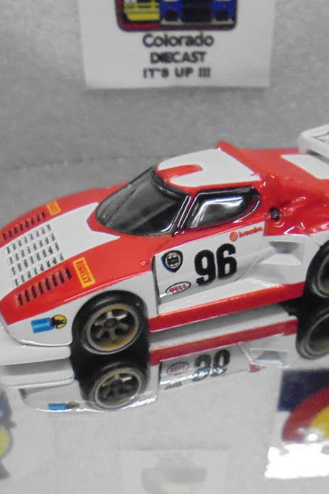 LOOSE HOT WHEELS RED/WHITE LANCIA STRATOS GROUP 5 w/REAL RIDER'S