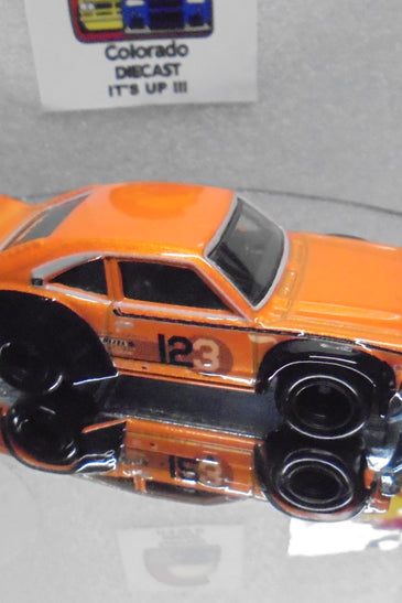 LOOSE HOT WHEELS ORANGE MAZDA RX-3 w/REAL RIDER'S