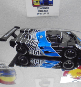 LOOSE HOT WHEELS BLACK MERCEDES BENZ C9 w/REAL RIDER'S