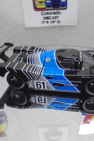 LOOSE HOT WHEELS BLACK MERCEDES BENZ C9 w/REAL RIDER'S