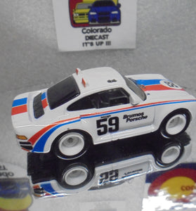 LOOSE HOT WHEELS WHITE 1986 PORSCHE 959 w/REAL RIDER'S
