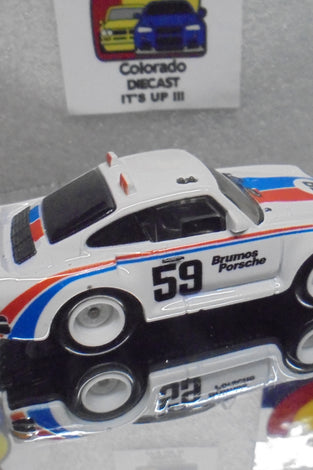 LOOSE HOT WHEELS WHITE 1986 PORSCHE 959 w/REAL RIDER'S