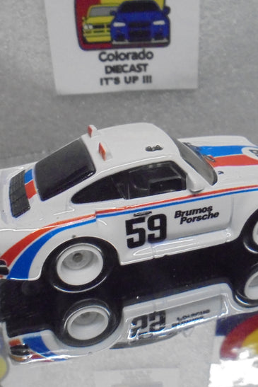 LOOSE HOT WHEELS WHITE 1986 PORSCHE 959 w/REAL RIDER'S