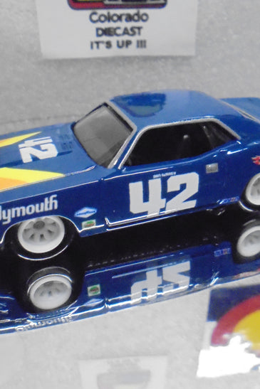 LOOSE HOT WHEELS DAN GURNEYS BLUE '70 PLYMOUTH CUDA w/REAL RIDER'S