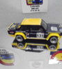 LOOSE HOT WHEELS BLUE/YELLOW FIAT 131 ABARTH  w/REAL RIDER'S