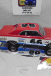 LOOSE HOT WHEELS  RED '66 CHEVY CHEVELLE w/REAL RIDERS