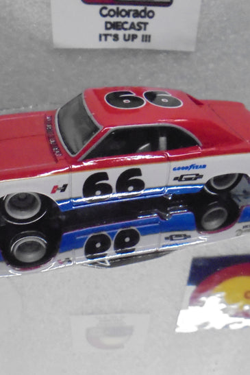 LOOSE HOT WHEELS  RED '66 CHEVY CHEVELLE w/REAL RIDERS