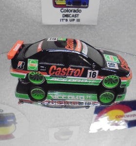 LOOSE HOT WHEELS BLACK CASTROL '96 HONDA ACCORD w/REAL RIDER'S