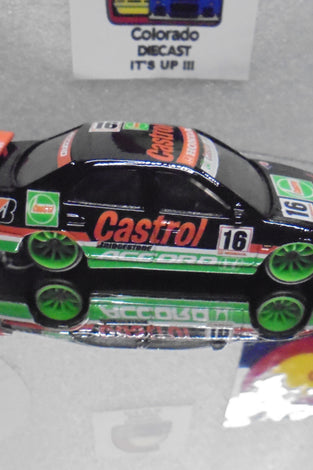 LOOSE HOT WHEELS BLACK CASTROL '96 HONDA ACCORD w/REAL RIDER'S