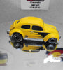 LOOSE HOT WHEELS YELLOW VOLKSWAGEN CLASSIC BUG w/REAL RIDER'S