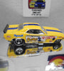 LOOSE HOT WHEELS YELLOW DON THE SNAKE PRUDHOMME FUNNY CAR w/REAL RIDER'S