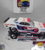 LOOSE HOT WHEELS WHITE DON THE SNAKE PRUDHOMME SNAKE II FUNNY CAR w/REAL RIDER'S