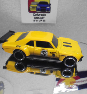 LOOSE HOT WHEELS YELLOW CUSTOM '70 CHEVY NOVA w/REAL RIDER'S
