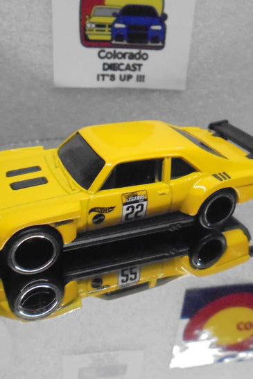 LOOSE HOT WHEELS YELLOW CUSTOM '70 CHEVY NOVA w/REAL RIDER'S