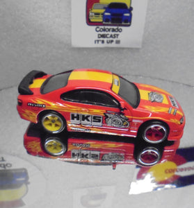 LOOSE HOT WHEELS RED NISSAN SILVIA (S15) w/RR'S