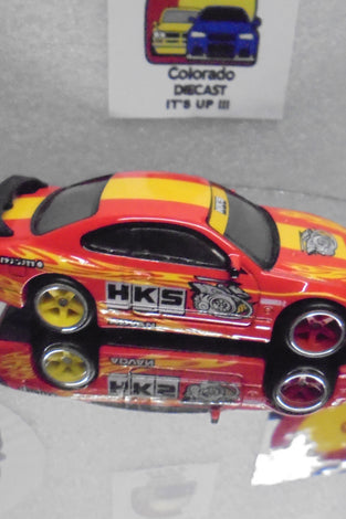 LOOSE HOT WHEELS RED NISSAN SILVIA (S15) w/RR'S