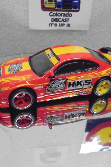 LOOSE HOT WHEELS RED NISSAN SILVIA (S15) w/RR'S